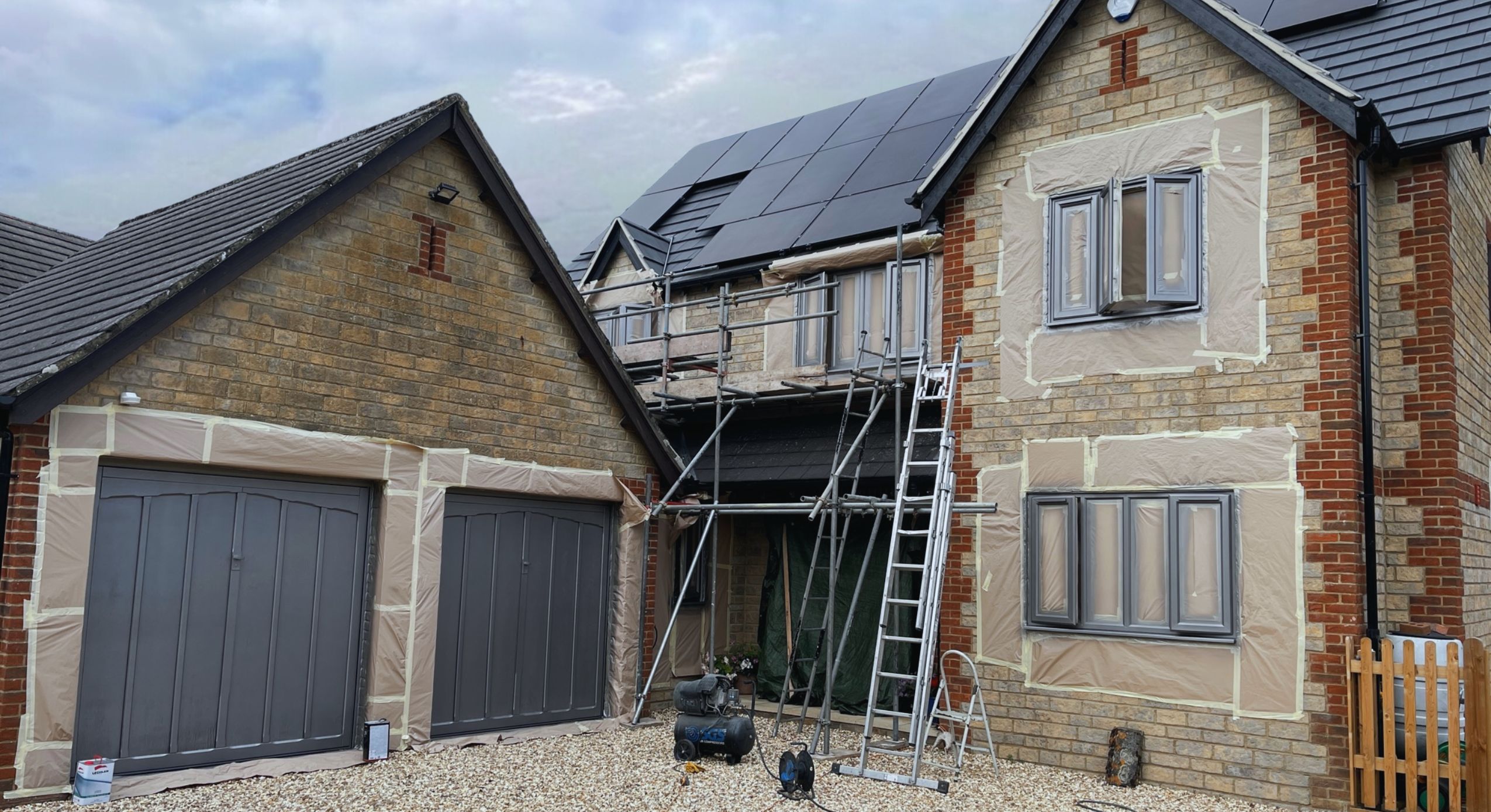 Upvc Window Spraying